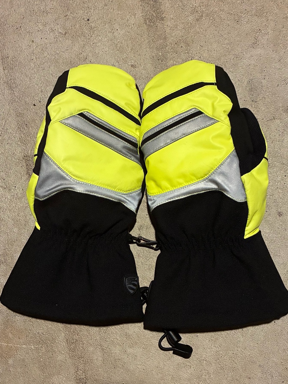 Blauer Hi Vis Flicker Mitts Police Traffic Glove Mittens Reflective XS